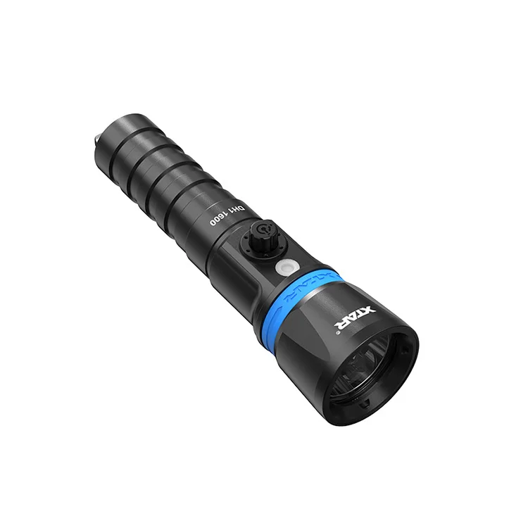XTAR DH1 1600 люмен Linterna para Buceo ip68 Linternas Led de профессиональный мощный фонарик для подводной охоты