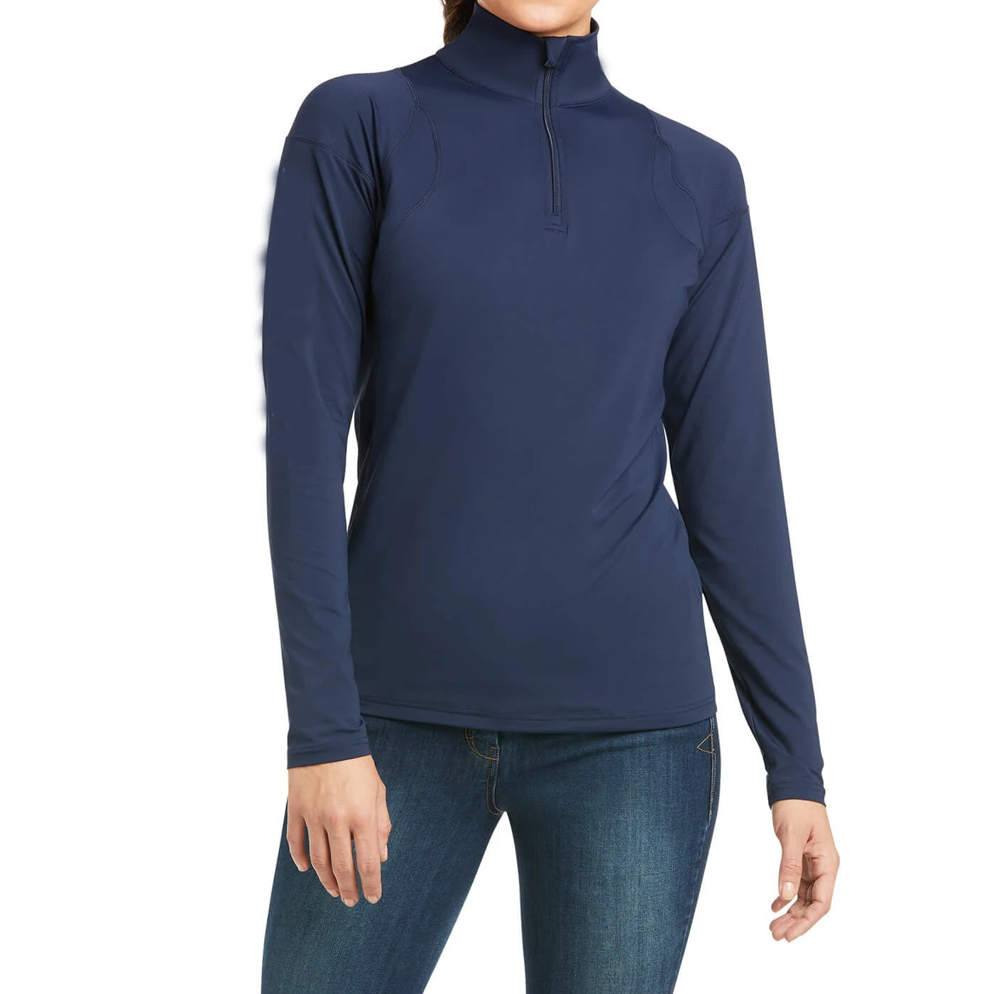 High Quality Equestrian Custom women Horse Riding Long Sleeve Baselayer Slim Fit Shirts