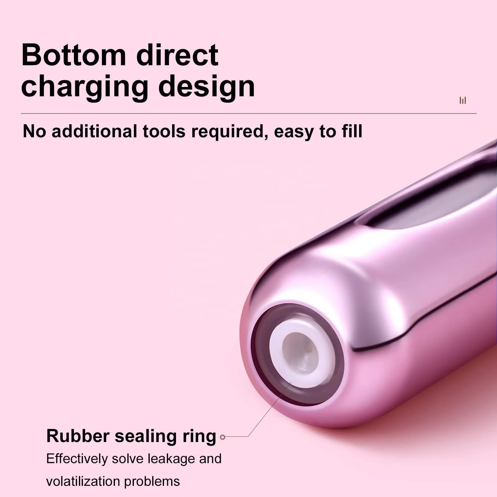 5ml Mini Perfume Atomizer Refillable Perfume Bottles Travel Sized Aluminum Perfume Atomizer Spray Bottle