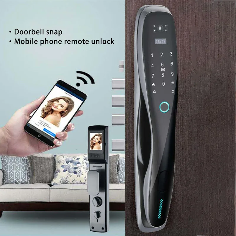 Fingerprint Smart Lock Door Remote Monitoring Automatic Intelligent Lock Electronic Password Lock