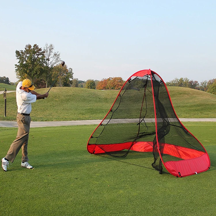 Square Golf Practice Net for Training Golf Driving Range and Secure Golf Fence Installation