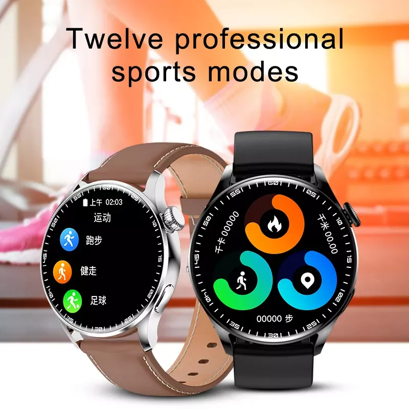 1.28 inch round NFC WS3 pro smart watch bracelet BT call heart rate music play Sport watches smartwatch