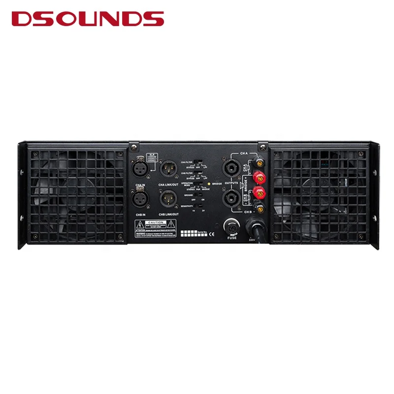 ClassTD power amplifier 2x2300W 3U outdoor amplifier professional power amplifier
