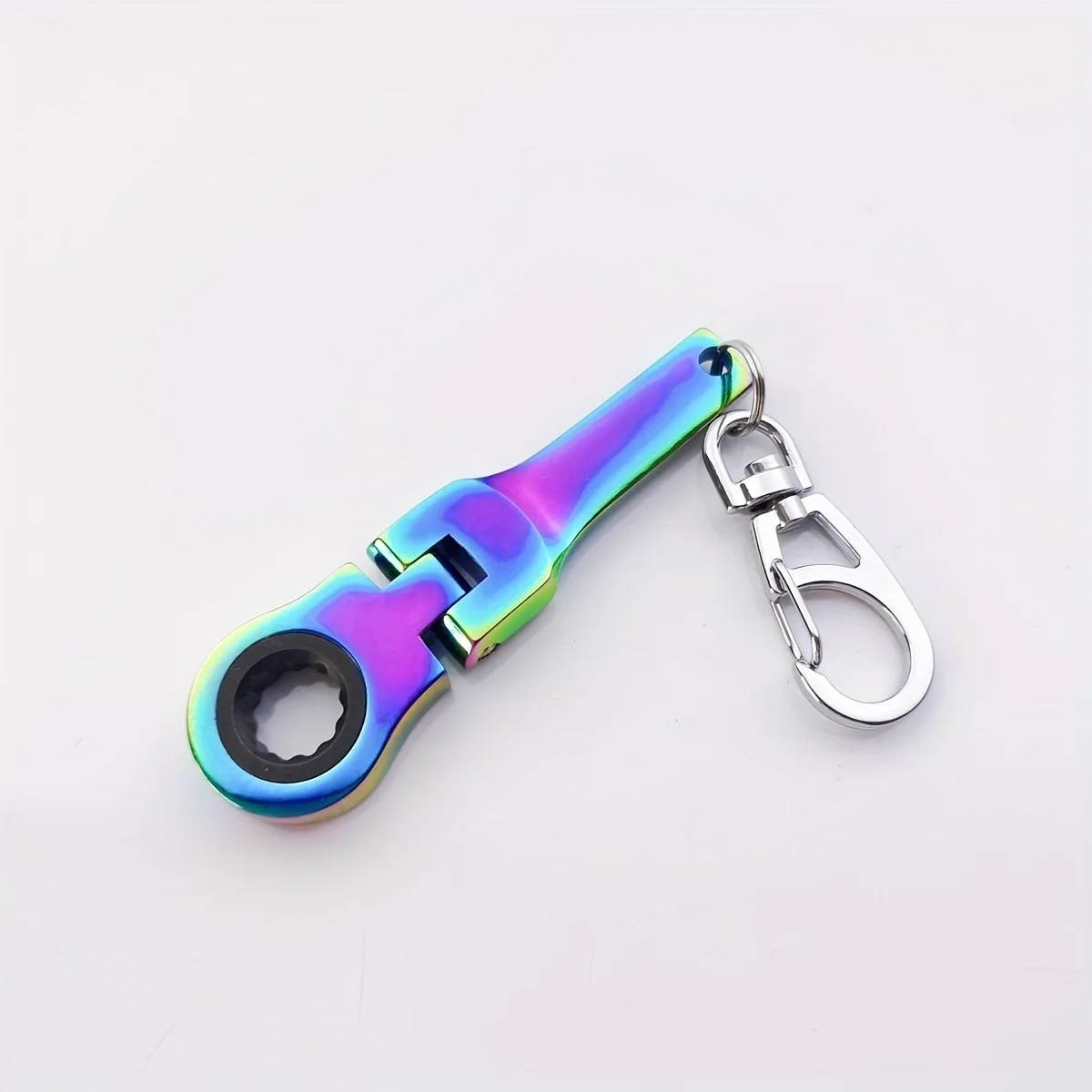 Wholesale Carryable 10MM Flexible Ratchet Keychain Trigger body made of carbon steel Laser Logo