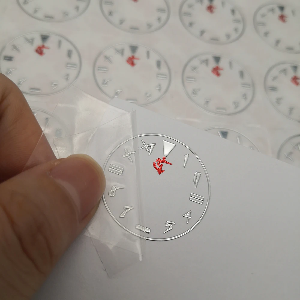 Customize Luxury Gold Adhesive Label Transfer Metal Sticker for Watch Dials 3D Logo Decals Waterproof Emboss Gold Sticker