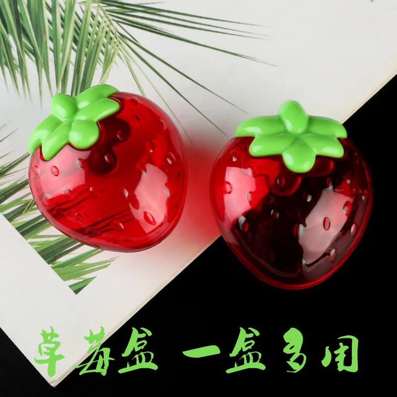 Luoshan оптовая продажа Высококачественная пластиковая коробка для конфет с клубничным фруктом специальная шоколада в форме клубники