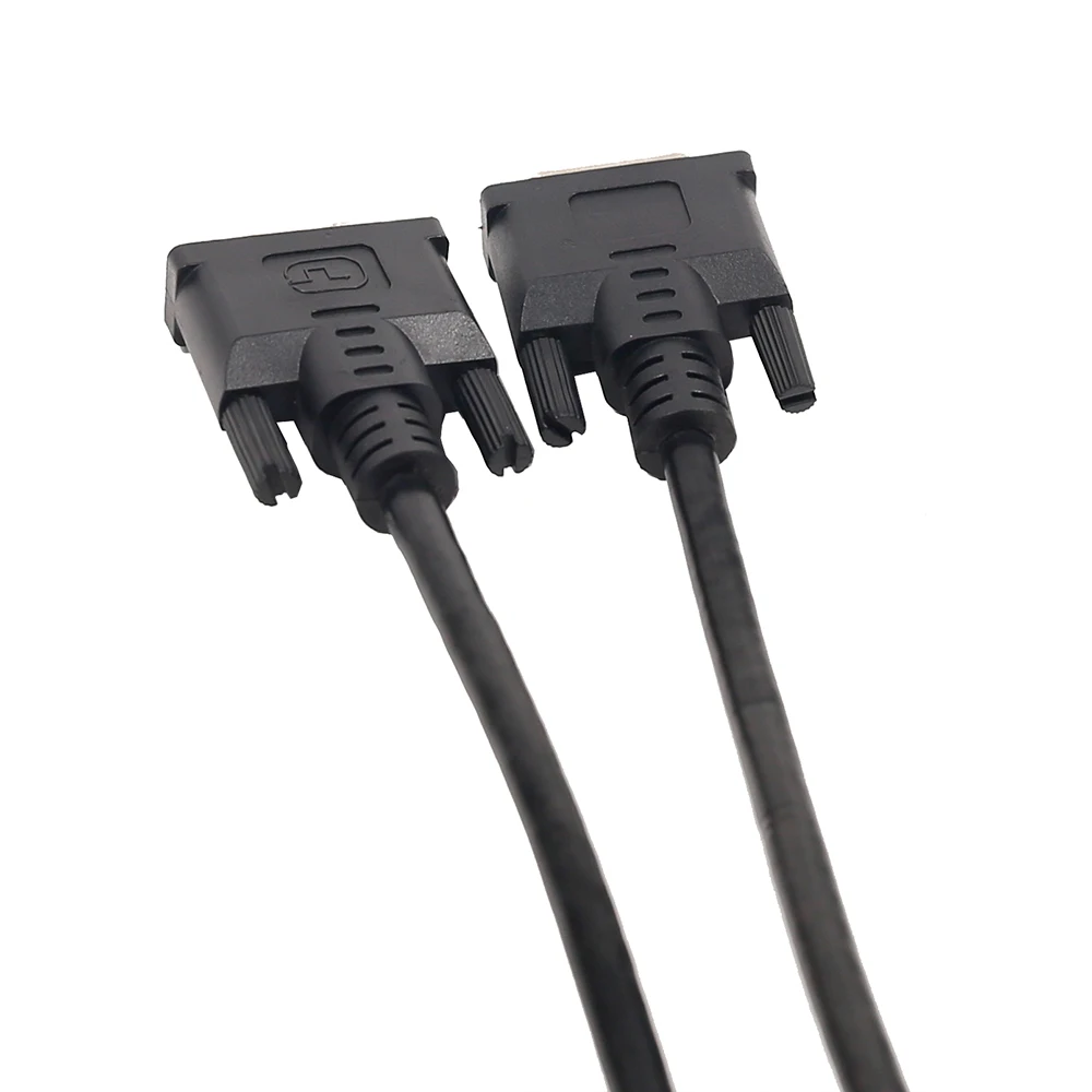 VGA Cable DVI 24+1pin Silver Plated Conduct Male to Male dvi to dvi 25pin Cable Dual Link Video Cable 2m 3m 5m for HDTV Computer