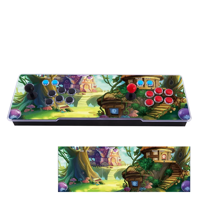 Factory sales video game double joystick game box arcade cabinet acrylic panel