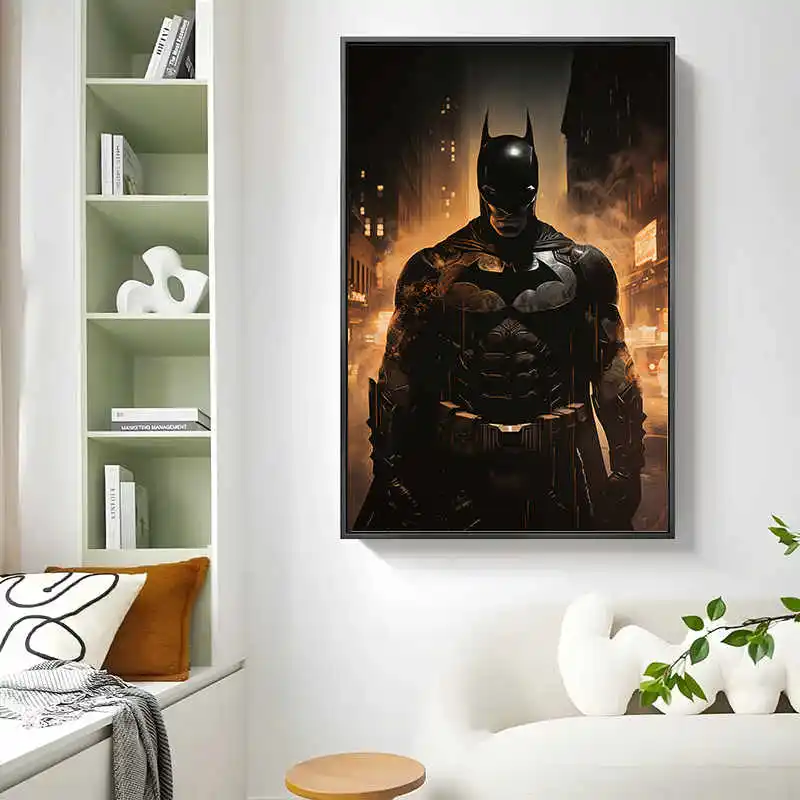 Super Hero Crystal Porcelain Painting Wall Art Frame Home Decoration Crystal Porcelain Oil Painting Home Decor