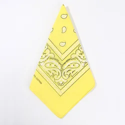 Wholesale promotion multifunction colourful custom 100% cotton square fabric factory  printed headwear classic paisley bandana