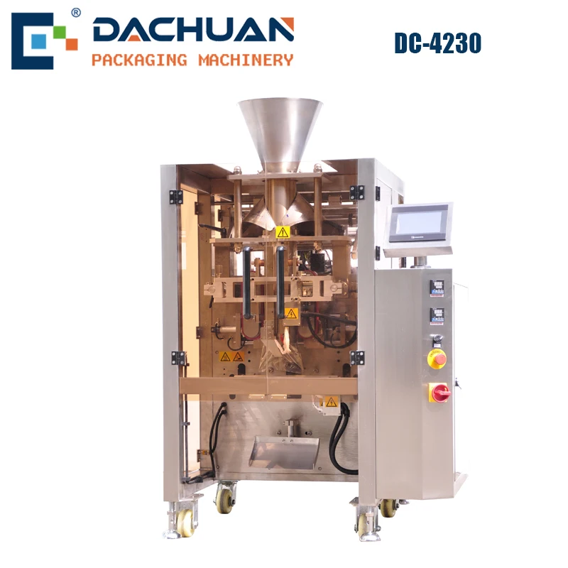 Automatic vertical packing equipment food powder salt/sugar sachet and cat food packing machine