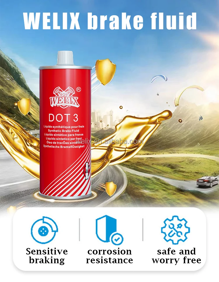 High Performance Dot 3 Gear Oil Brake Fluid Oil for Heavy Machines Engine Oil and Lubricants Manufacturer