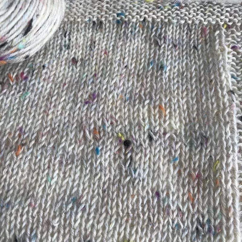 Free Shipping Lotus Yarns  Merino Nep Yarn With  Lurex Angelina 200m/50g Natural Color For Hand Knitting