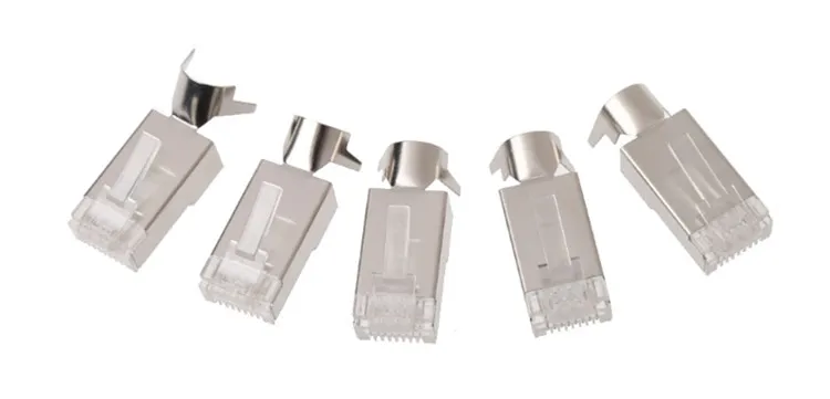  Слава Cat7 разъём Ethernet RJ45 модульный STP RJ-45 Подключите