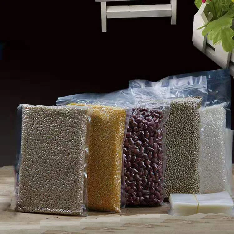 Sous vide high barrier extruded clear plastic sealed commercial chamber vacuum pouch bag for food packaging