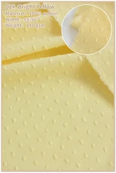 Breathable And Soft Plain Guipure Fabric Summer Baby Kids Fabrics Materials Pure Cotton swiss dot Jacquard Fabric For Dresses