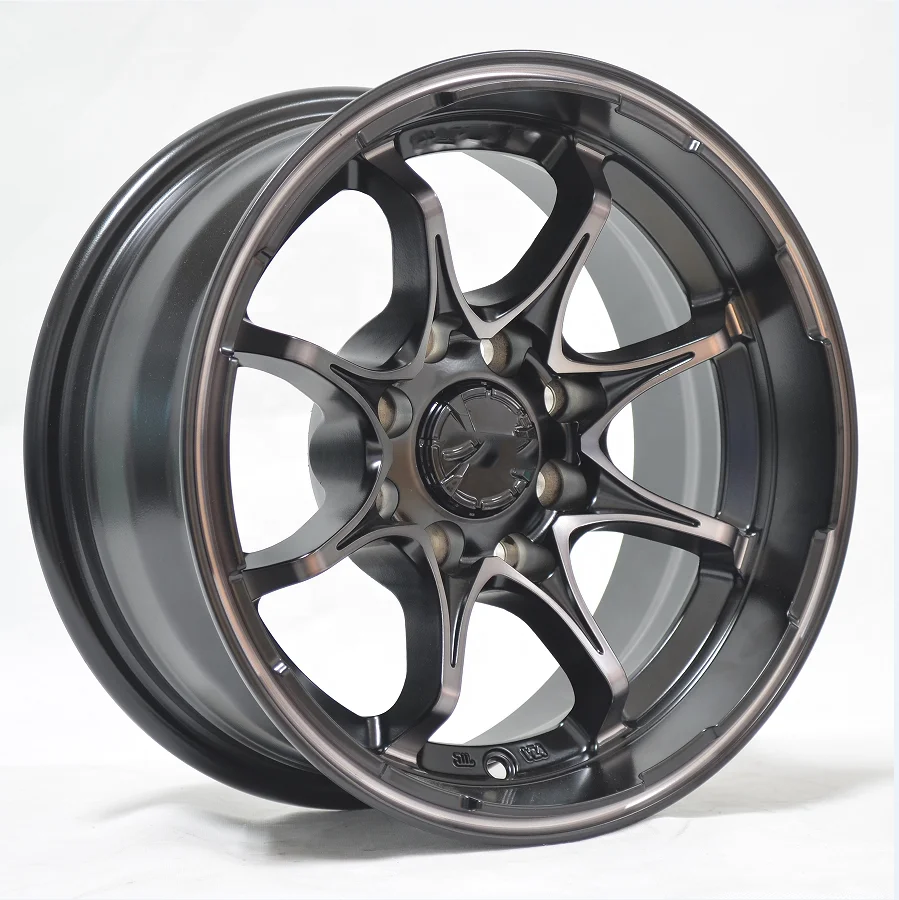 13x6 14x6.5 inch rims for car 100 114.3 PCD VIA JWL quality standard CB 73.1 100% balance tested on sale