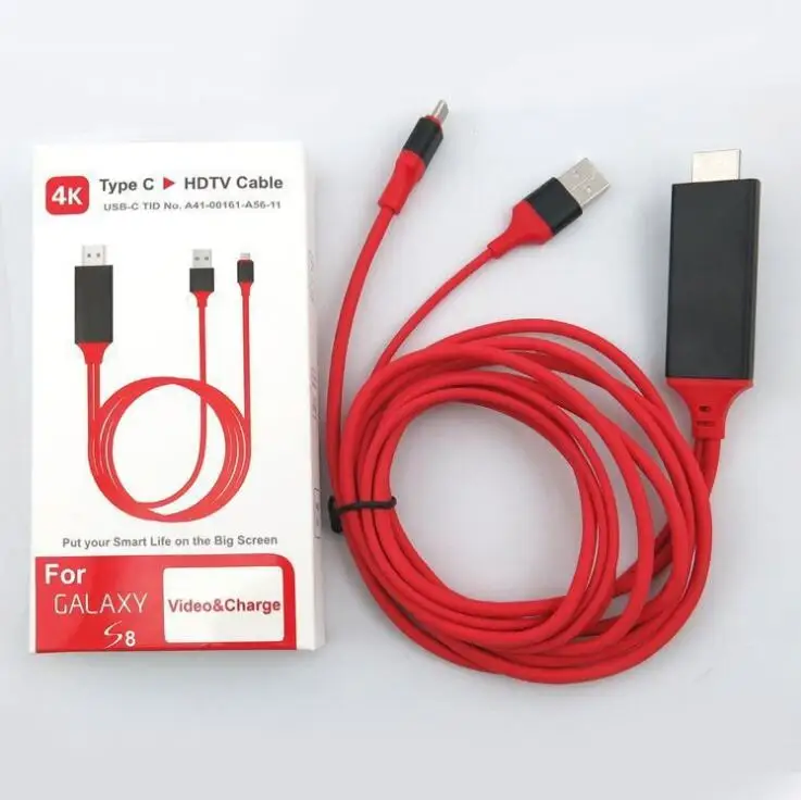 Заводская цена кабель usb 3 1 type c-hdmi USB C-hdmi с зарядным устройством