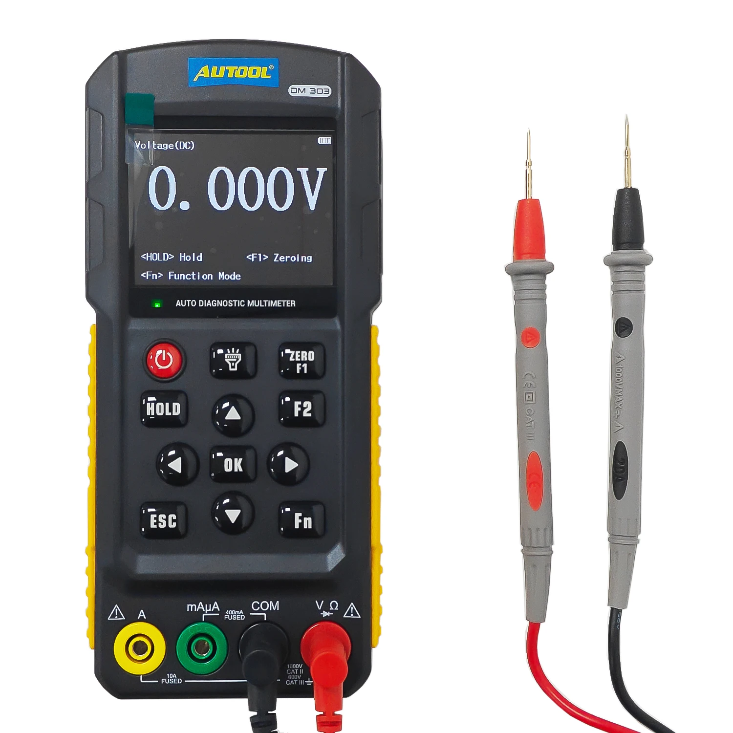 Automotive Test Digital Multimeter Current Voltage Resistance Pass Frequency Oscilloscope Circuit Inspection Analog Signal