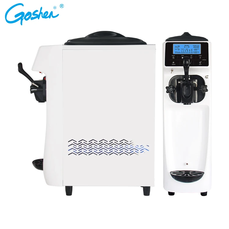Goshen seven inch screen and optional buttons ice cream machine for home or commercial