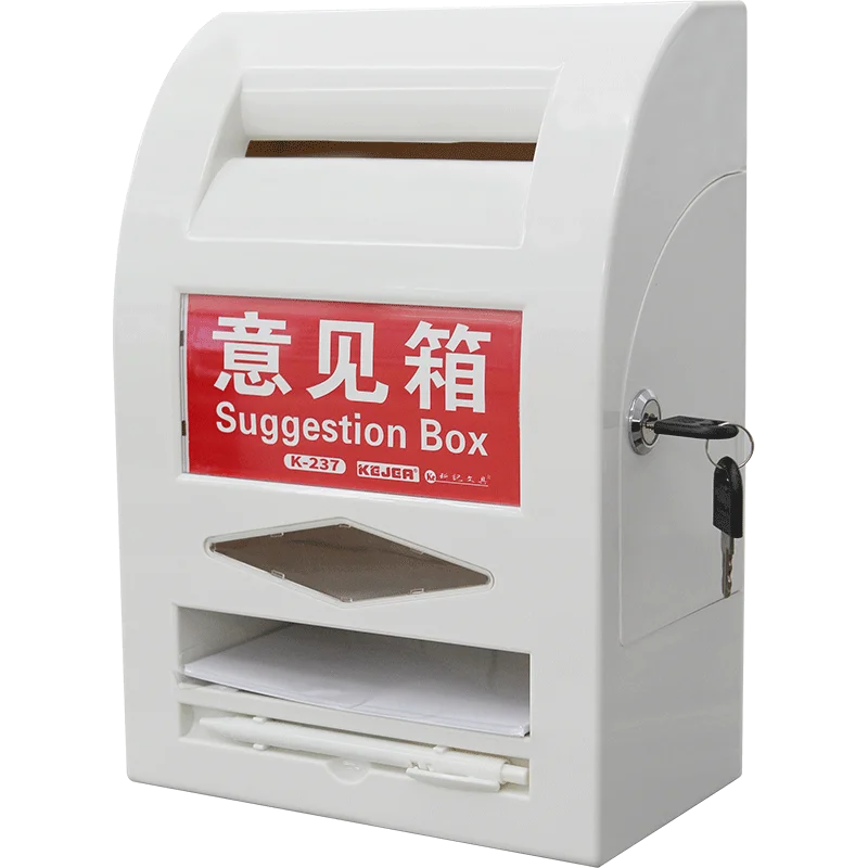 K-238 ABS Multi-function Box Wall Mounted Letter Box Durable With Lock School, Office, Hospital