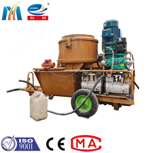 building work helper 1 : 3 mortar plastering machine rotor and stator cement plastering machine with round mixer