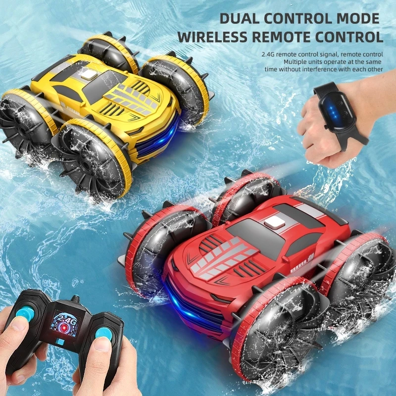 Drift Climbing Remote Control Amphibious Vehicle 2.4G Dual Remote Gesture Control Car Toys