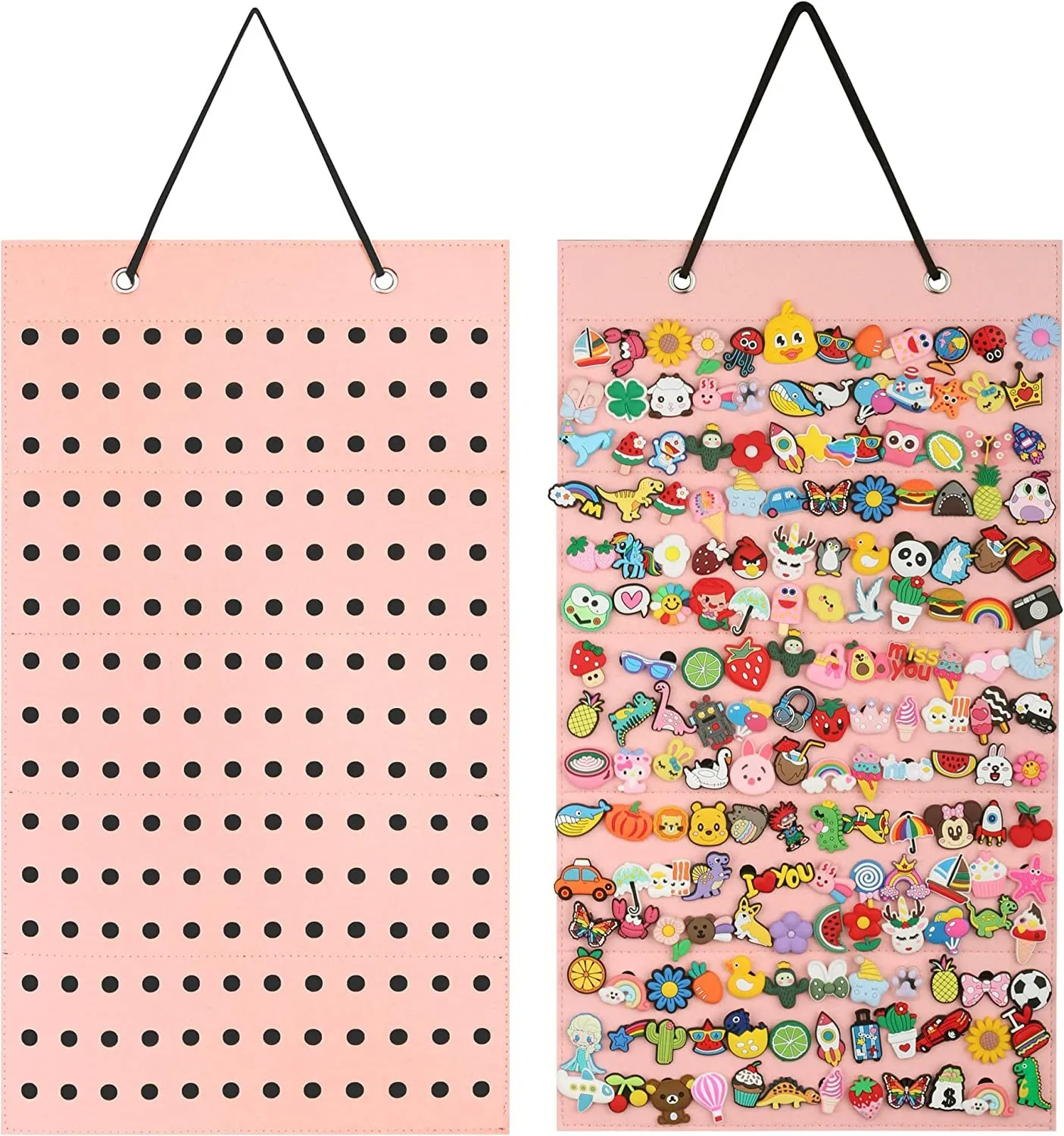 shoe charm holder  Collector  Pad DIY Hole Shoe Accessories Shoe Charms Storage pad