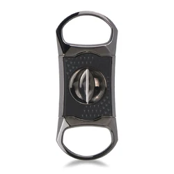 Cigar Accessories Custom Logo V Cutters Stainless Steel Blade Cigar Cutter Luxury Set