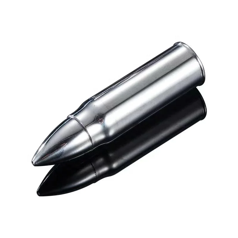 Stainless Steel Bullet Ice Cube Set 304 Metal Ice Grain Whiskey Bar Tools