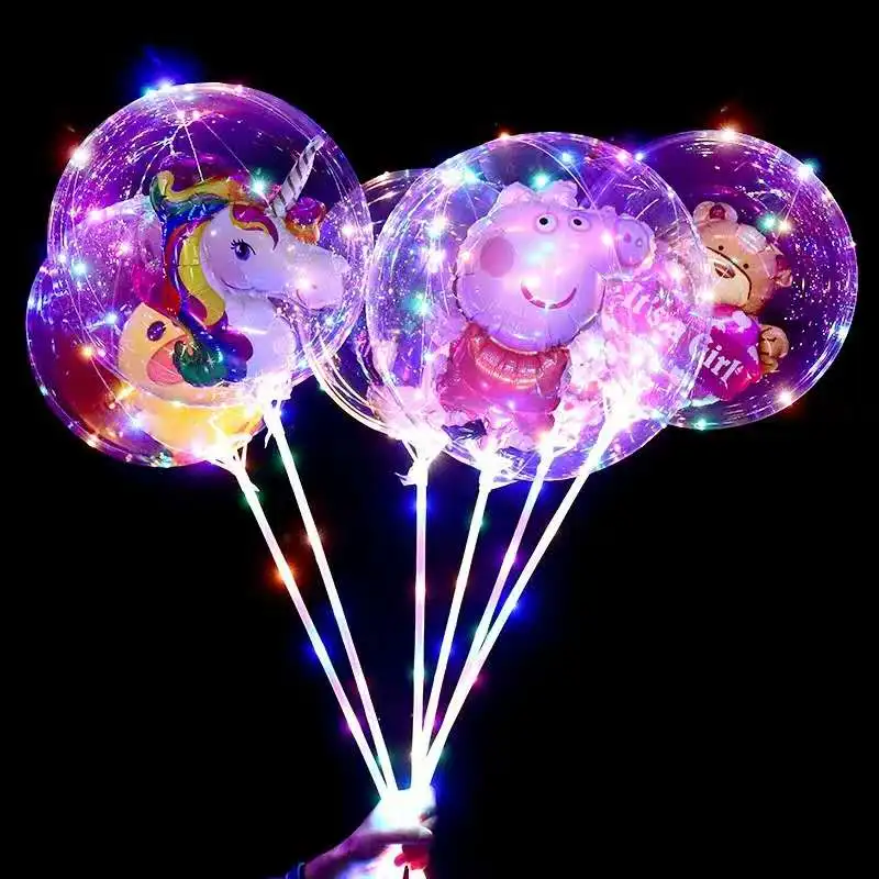 
Bobo led glowing balloon with cartoon characters in it ballon led lightballons cartoon 