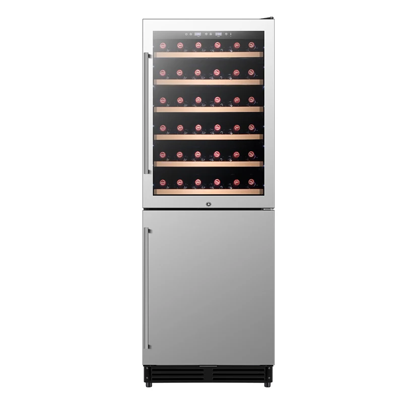 408L 77 Bottles and 182 Cans Wine Coolers Wine Bottle Cooler Compressor Cooling Large Capacity Wine Fridge