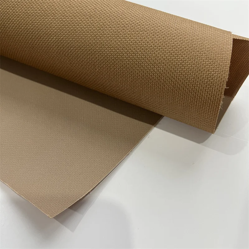 600D Pvc Coated KHAKI Polyester Oxford Fabric For bag material