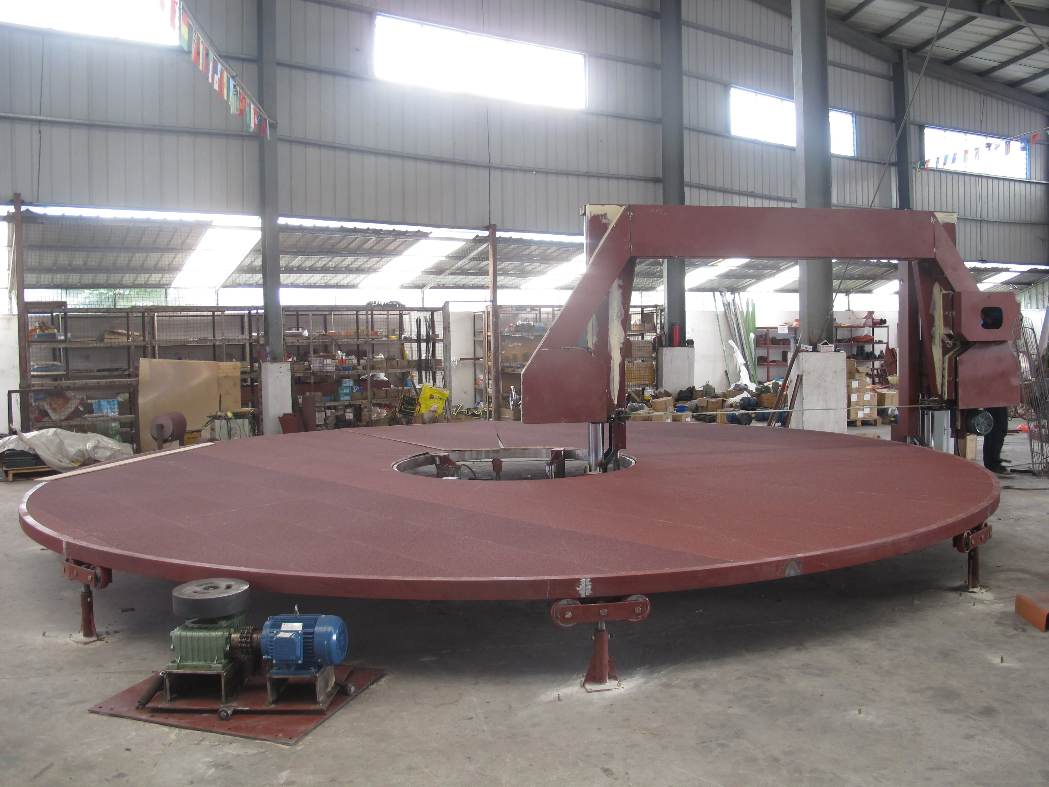 
Mattress Horizontal Circle Foam Cutting Machine 