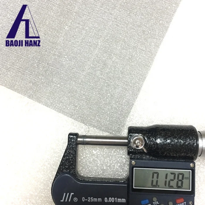 
99.95% pure high temperature tungsten heating wire mesh 