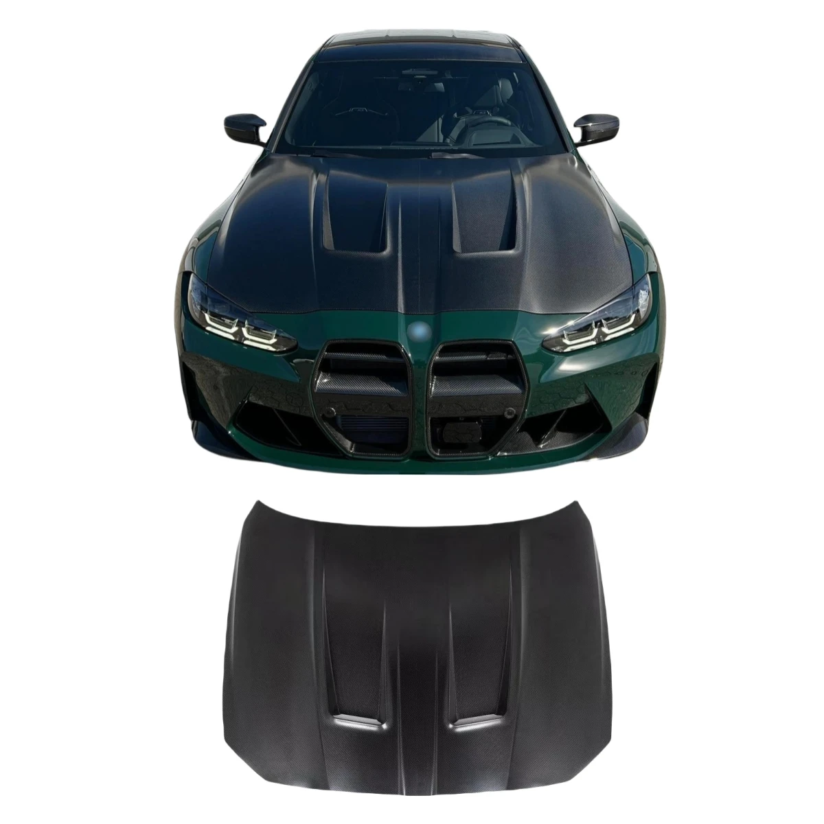 G8X Dry Carbon Fiber Hood for BMW G80 G82 G83 M3 M4 Carbon Fiber Engine Hood Body Kit