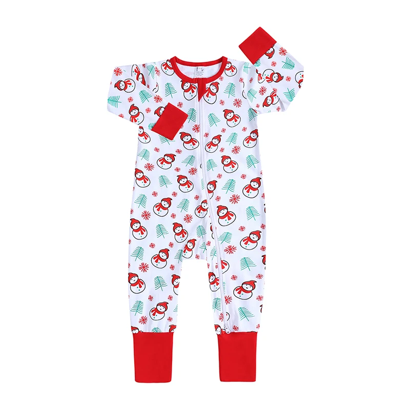 new born baby clothes long sleeve christmas pajamas infant boy cute baby jumpsuit