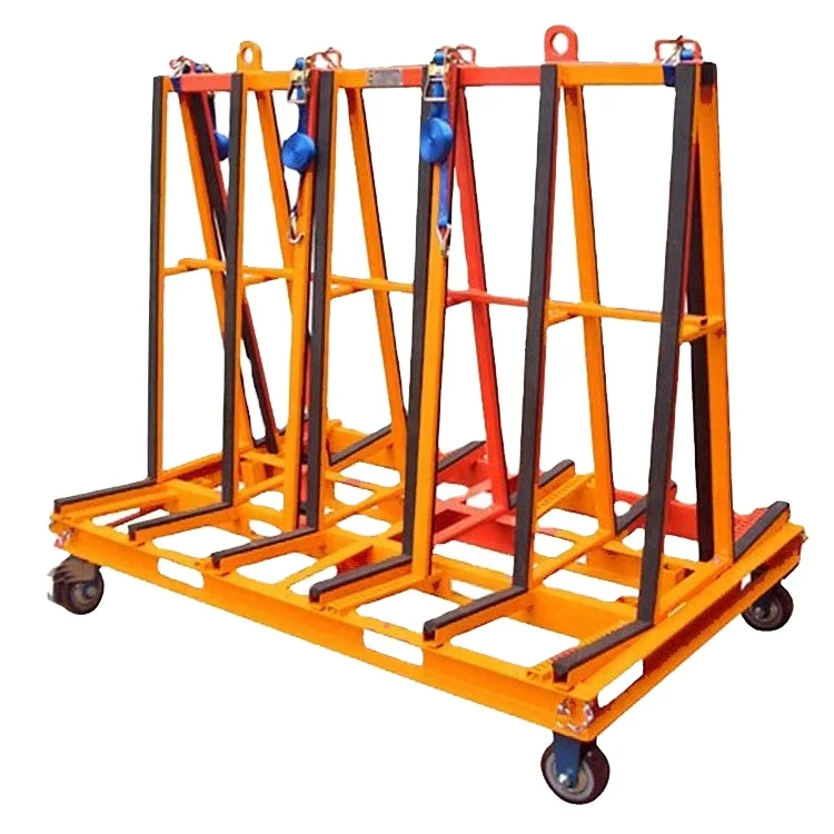 Пользовательская рама, вращающаяся стойка для хранения для стеклянной тележки, для гранитной мраморной плиты, сверхпрочная