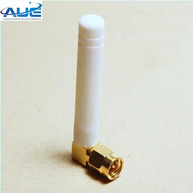 
50mm height white black rubber antenna WiFi antennas with SMA male connector 2400-2483MHz 2dbi sma antenna wifi 