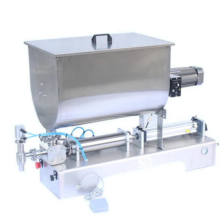 
YTK Hopper filler sauce filling machine mixing hopper/tomato paste filler machine/peanut butter filling machine 