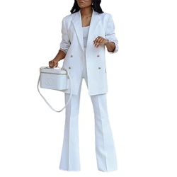 Wholesale 2022 Spring Solid Color Loose Two Piece Long Set Women Two Piece Casual Set Women