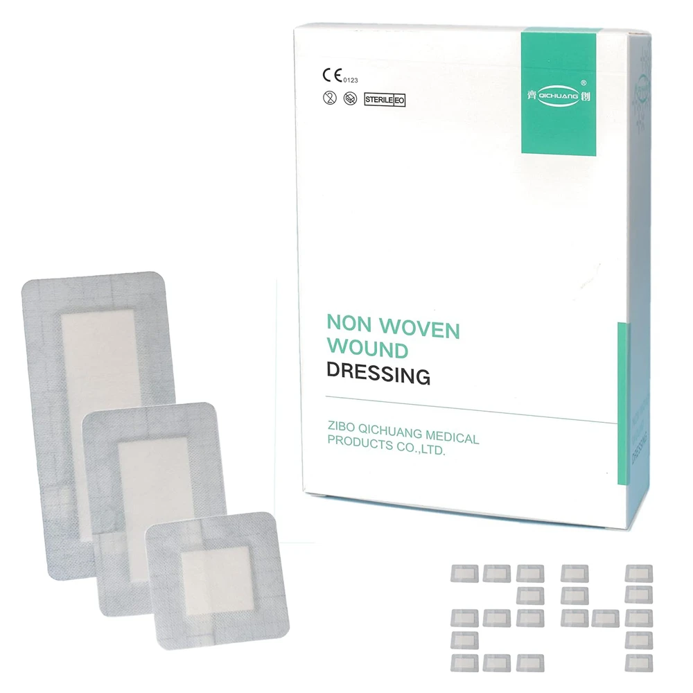 china Factory Seller Medical health products CE ISO approved EO Sterile Waterproof Non Woven Adhesive Island Dressing