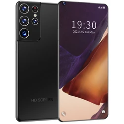 2022 Wholesale S21+ 6.7inch telefone with touch-screen pen RAM12GB+512GB HD 32+50MP cellphone 6800mah Dual sim card mobilephones