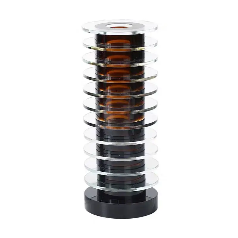 Factory Direct Crystal Flower Vase Ideas Glass Home Decor Modern Large Cylinder Smoke Grey Vase For home decoration