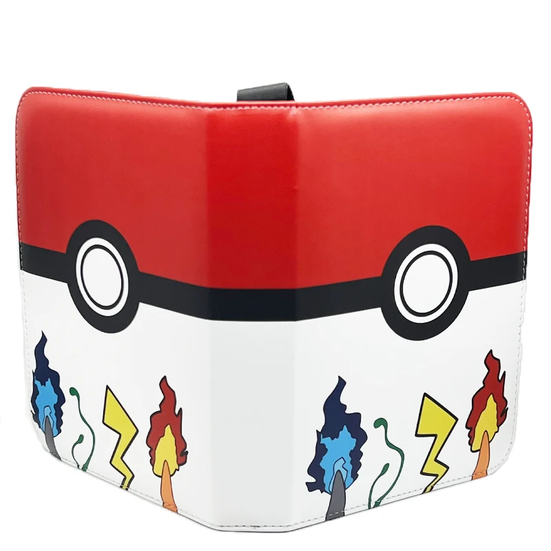 Новинка 2022 альбом для карт Pokemon мультяшный аниме TCG держатель коллекционная папка портативный из ПУ с