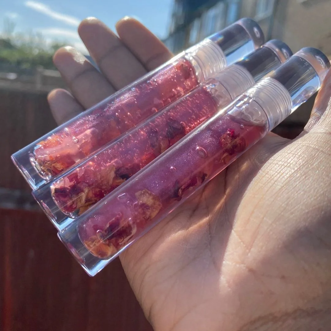 Lipstick Plumping Clear Base Lipgloss Oil Balm Kit Cosmetics Injection Amazon Pink Glitter Natural Vendor Lip Gloss Vegan