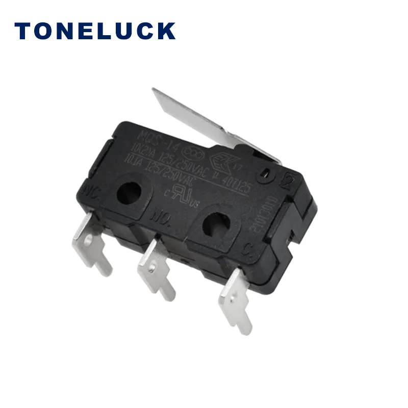 Toneluck MQS-14 40T125 10 Aml 125V 250VAC Blade Lever Arm Micro