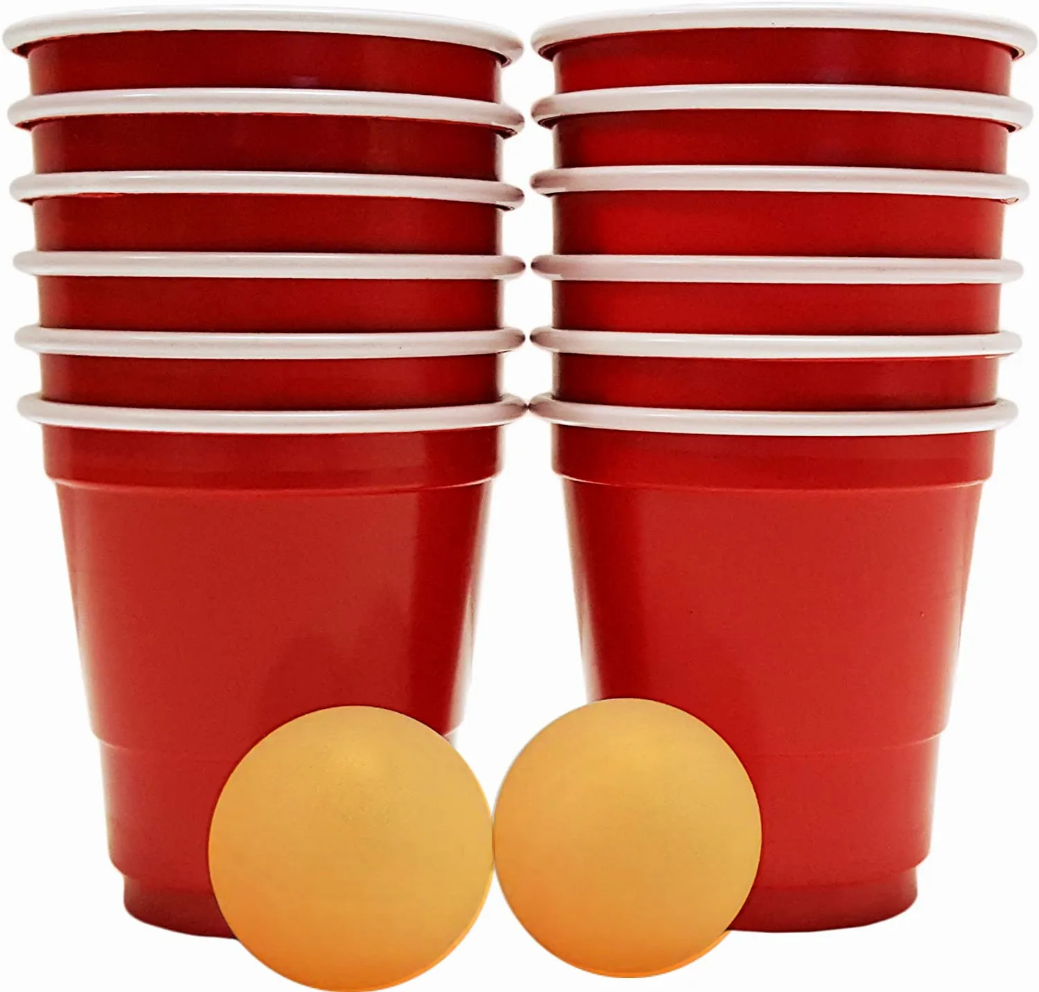 16oz party red beer pong cups kits large Plastic Reusable Beverage Cup for Drinking Beer