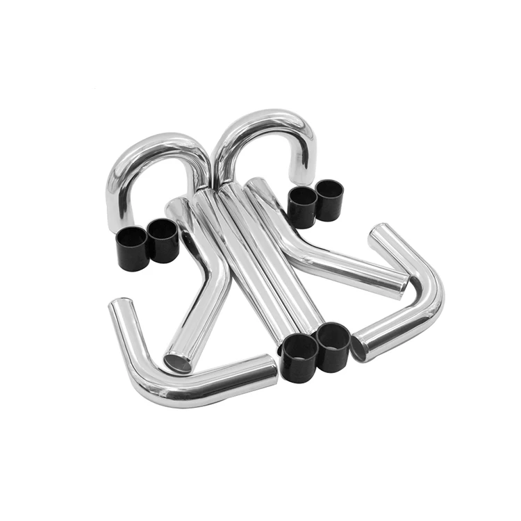 Полированная универсальная алюминиевая труба с 2,25 дюйма, 2,5 дюйма, 3,5 дюйма, 3,5 дюйма и комплектом трубопроводов по индивидуальному размеру, Соединительная труба для локтя