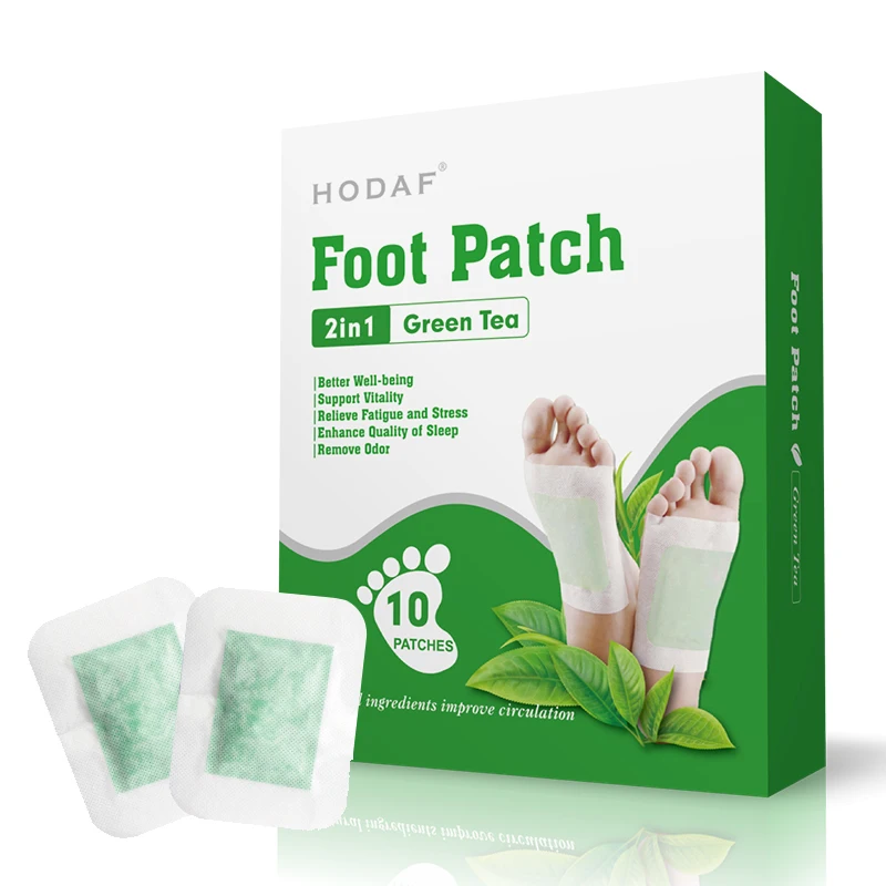 Wholesale Relax Health Personal Care Deep Cleansing Bamboo Vinegar Foot Detox Patches Ginger
